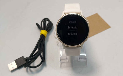 Garmin Vivoactive 5 Ivory And Cream Silicone Strap Smartwatch - In Box