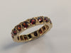 9ct Gold Ruby Stone Ring Size M