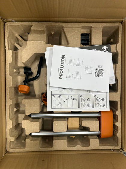 Evolution 1500W 240V 210mm Corded Sliding Mitre Builder DIY Saw R210SMS