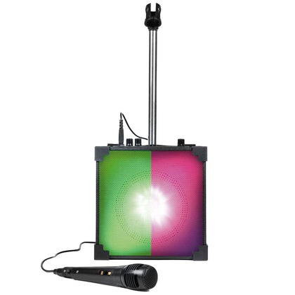 Intempo Karaoke Speaker With Mic & Stand LED Bluetooth Speaker Rechargeable.