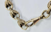 9ct Gold Patterned Tulip Bracelet 9"