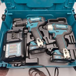 Makita 12V CXT 2-Piece Cordless Tool Kit – HP333D Drill Driver & TD110D Impact Driver – 2x 2.0Ah Batteries & Charger