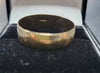 9ct Yellow Gold Band Ring - 2.34G - Size Z