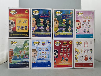 ***SALE*** Disney POP Figures Job Lot - 8 Pops