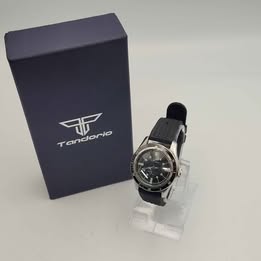 Tandorio Men's Automatic Diver's Watch – Seiko Movement – Rubber Strap – Boxed