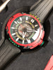 Nubeo Men's 50.5mm Space Cupola Automatic Limited Edition Watch with Rubber Strap NB-6055
