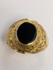 1965 vintage 18ct gold patterned signet ring