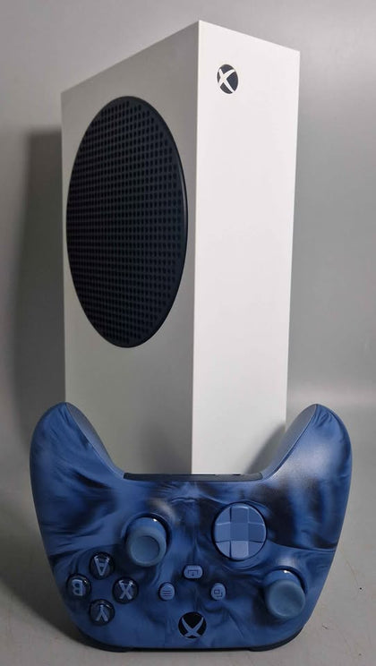 Xbox Series S Console, 512GB, White, Unboxed WITH BLUE CONTROLLER