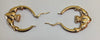 9ct yellow gold earrings