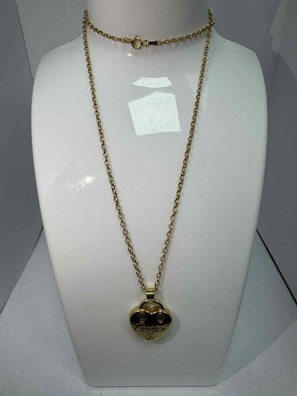18ct gold chain+pendant (4.68g)