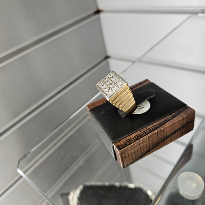 9ct Yellow Gold Mens Ring