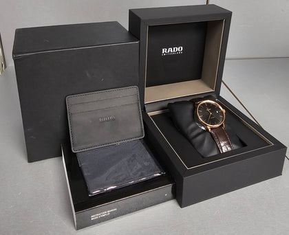 Rado Coupole 763.3861.2 37.7mm Gold Plated Watch