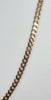 9ct Yellow Gold Curb Chain 20"