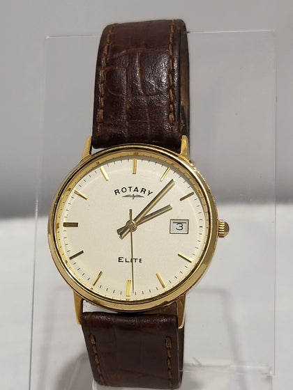 Rotary Elite 18CT Gold Quartz Wrist Watch