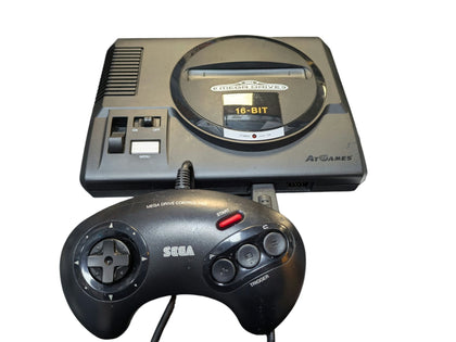 AtGames Mega Drive with original controller and Flashback game