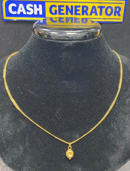 22ct Gold Chain and Pendant 5.3g