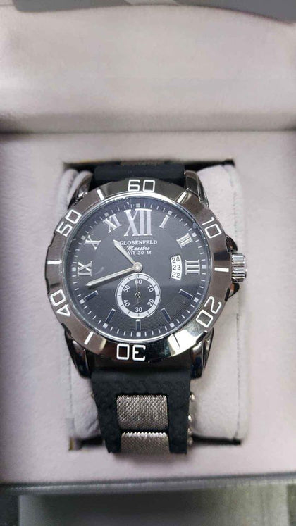 Globenfeld Model No.588 Men’s Chronograph Wrist Watch With Stopwatch.