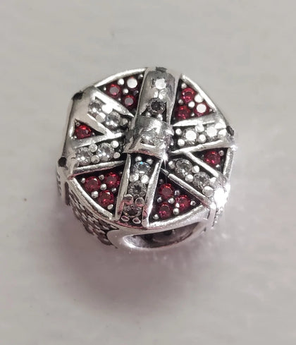 Genuine Pandora Red Shimmering Gift Charm S925 ALE - Retired