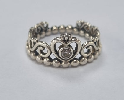 Pandora Princess Silver Ring