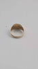 9ct Yellow Gold Vintage Men’s Signet Ring with Engraved Pattern – 4.93g – Size R – Classic Retro Style