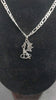 **BRAND NEW** 925 silver Figaro style chain with dragon pendant 24" 19.5g with box