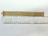 9ct yellow gold mesh bracelet 8"