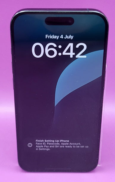 Apple iPhone 15 Pro - 128GB - Blue Titanium - Unlocked - 90% Battery Health