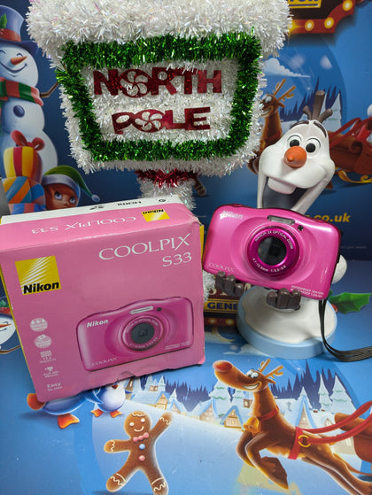 Nikon Coolpix S33 Waterproof Shockproof 13.2mp Digital Camera Rare