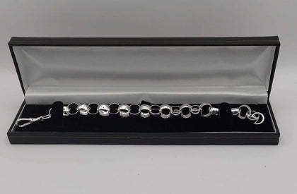 * BRAND NEW* 925 SILVER 29.9G BELCHER STYLE BRACLET 9''