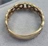 Gold Celtic Mens Ring Size Z+1