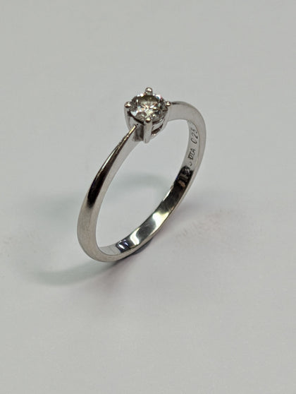 9ct White Gold Diamond Engagement Ring (Quarter of Carat)