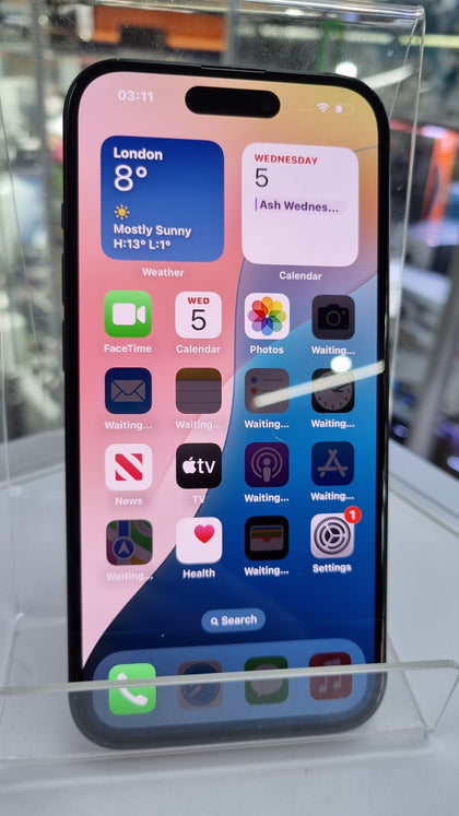 Apple iPhone 15 128GB Black unlocked