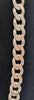 Silver Hallmarked , Plain Curbed Chain With Lobster Lock, 20". 65.33g
