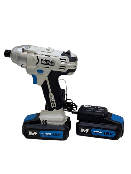 Mac Allister Impact Driver - mscd18-li - 2 batteries + charger