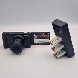 Sony ZV-1 Vlogging Camera – 20.1MP – 4K Video – With 4 Batteries & Charger