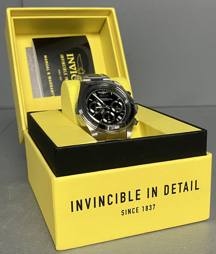 Invicta Speedway 9223 Men's Watch - Quartz Movement - Stainless Steel with Black Dial - 39 mm
