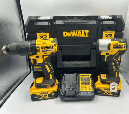 Dewalt DCK276P2 18V Xr Brushless Heavy-Duty - DCD796 & DCF887 - 5.0Ah Pack