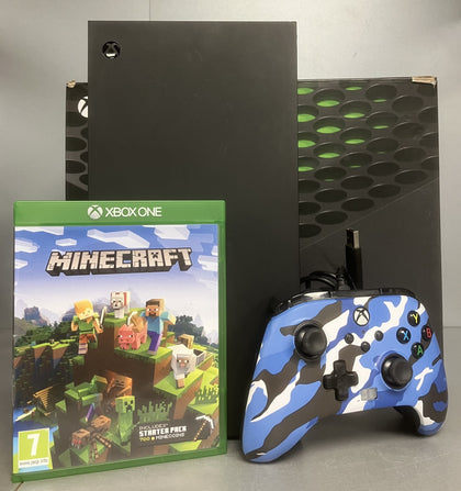 Xbox Series X 1TB Console ( 3rd Party Wired Pad ) Boxed ( + Minecraft )