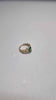 14ct Yellow Gold Ring With Green Sqaure Stone (Not Emerald) - Size N - 2.71 Grams