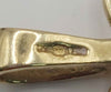 9ct yellow gold St George foil coin pendant 3.5g Boxed hallmarked