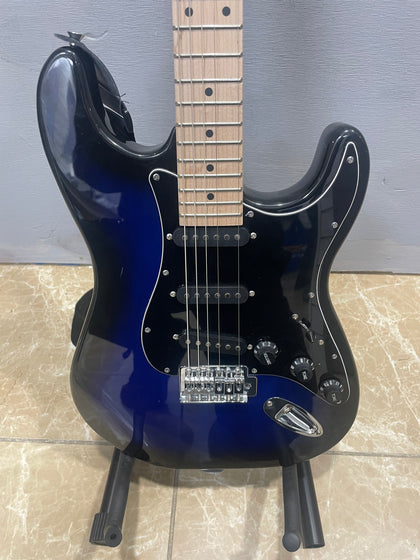 Glarry GST Electric Guitar Blue/Black