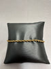 9ct 7" Yellow Gold Twist Bracelet