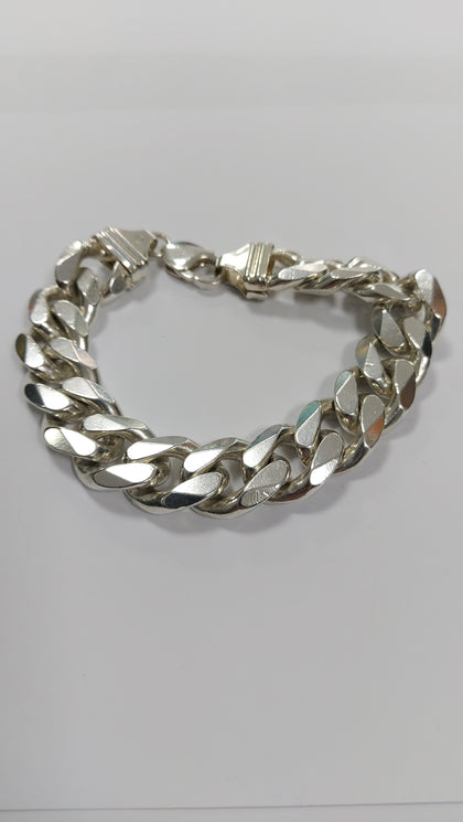 SILVER BRACELET 925, WEIGHT 98G , LENGHT 9INCH
