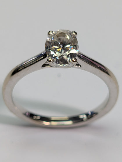18ct White Gold Lab Grown Diamond Ring