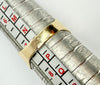 14ct Yellow and White gold Jesus Ring Size O