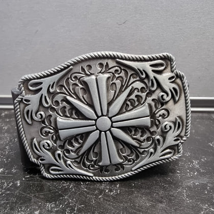 Far Cry 5 / New Dawn Eden's Gate Cross Belt Buckle With Book & Free Belt