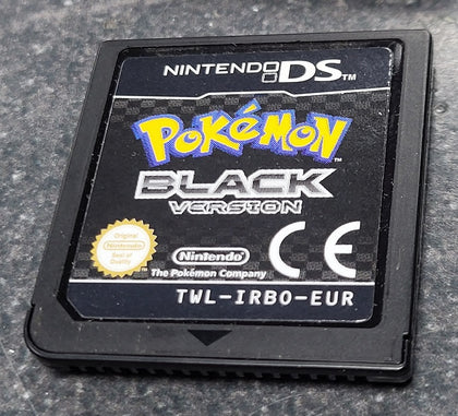 DS Game - Pokemon Black - Boxed With Bookets