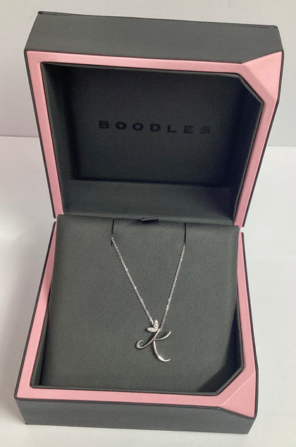 18CT White Gold Necklace 17.5”