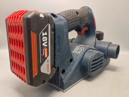 Bosch GHO 18 V-LI 18v Cordless Planer + 1 x 2.0ah Battery Charger