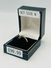 9CT YELLOW GOLD RING, 375 HALLMARKED RING, SIZE:N, 1.83G, BOXED